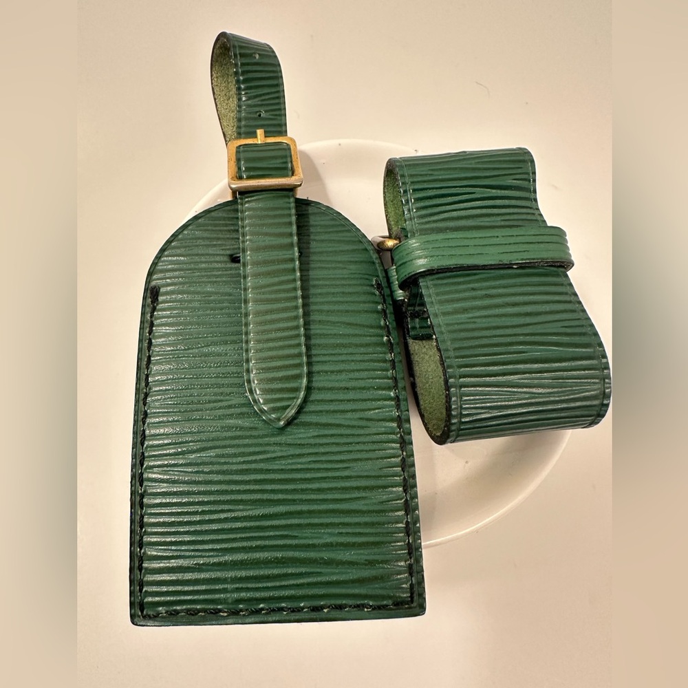 LV Epi Luggage Tag with Poignet